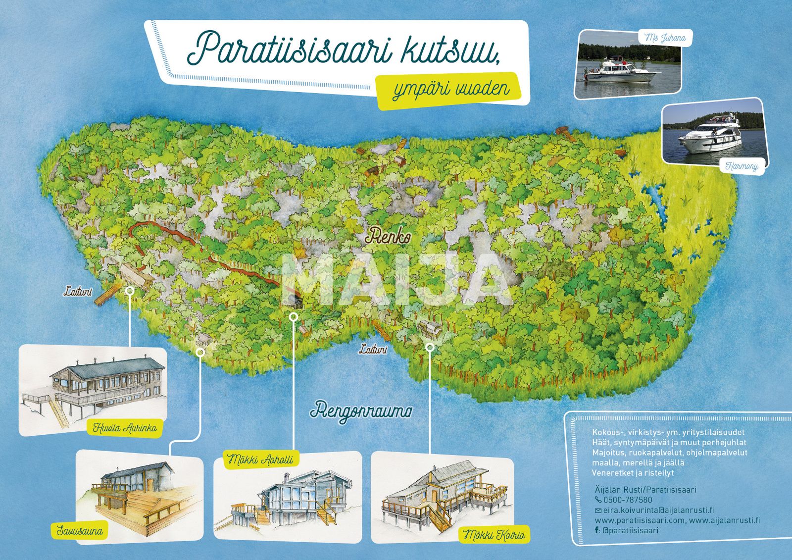 Paavaistentie 260, Rengon saari  Naantali Southwest Finland
